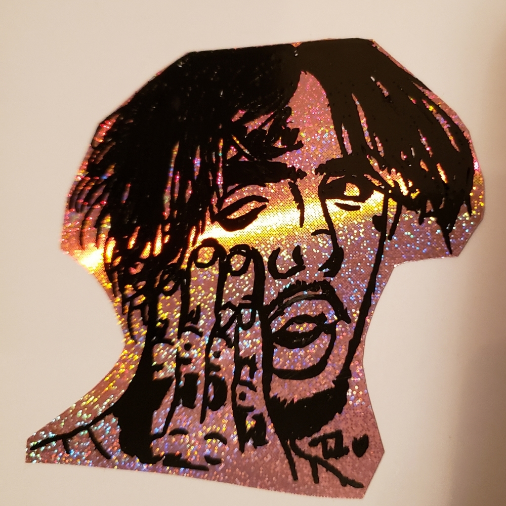 4" lil peep sticker